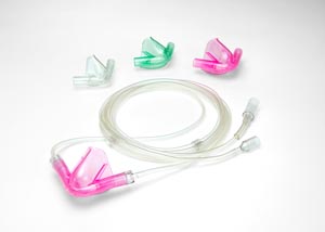 Accutron Axess™ Low Profile Nasal Mask, Scavenging Circuit for In-Line Vacuum Controller