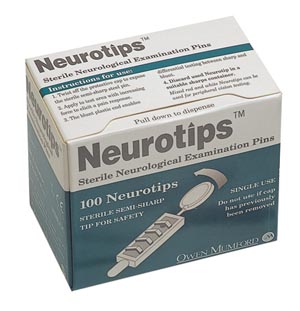 Owen Mumford Neurological Testing - Neurotips, 100/bx
