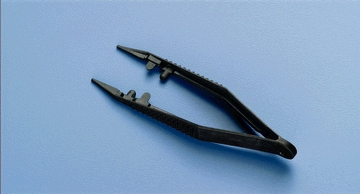 Busse Deluxe Plastic Posi-Grip™ Forceps, 4", Non-Sterile