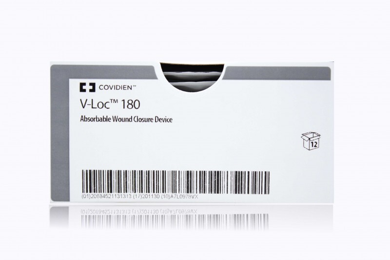 Medtronic V-Loc 180 18 inch Size 0 Absorbable Wound Closure Reload Sutures, Green, 12/Box