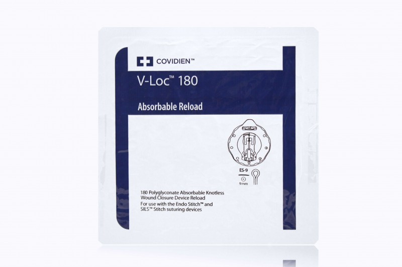 Medtronic V-Loc 180 6 inch Size 3-0 Absorbable Wound Closure Reload, Green, 6/Box