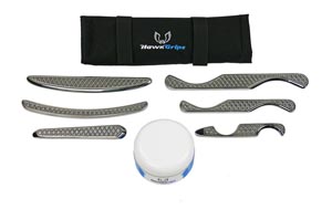 Hawkgrips Silver Set