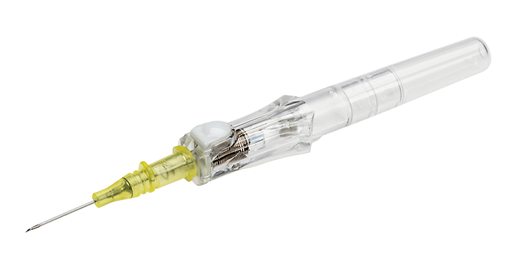 BD Insyte-N™ Autoguard™ Shielded IV Catheters - Winged, 24G x .56", Yellow, 50/bx