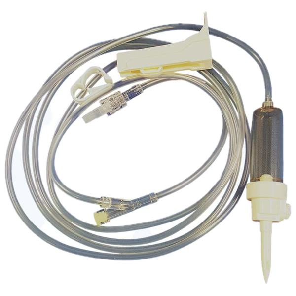 Exel IV Admin Set, 15 Drop/ml Lock Slip, 78" Tubing