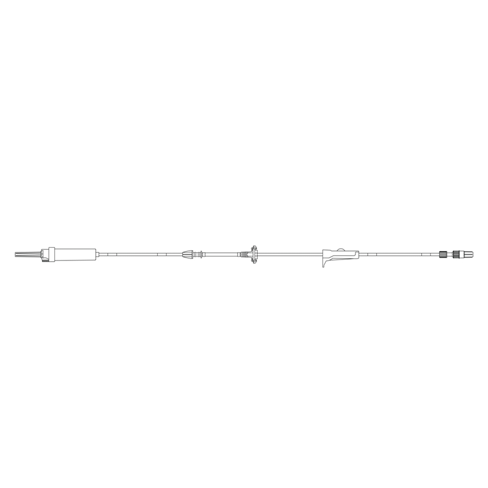 BD Alaris Pump Module Set with 20 drop/L, 98 inches Length, 13ml Fluid Path, Sterile, 20/Pack