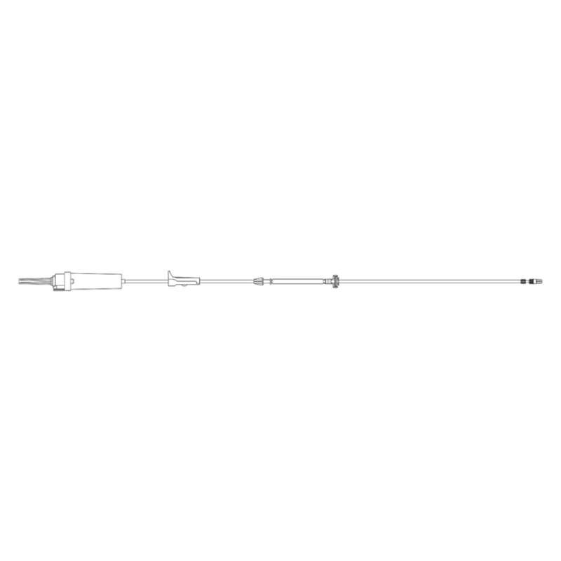 BD Alaris Low Sorbing Infusion Set w/2-Piece M Luer Lock, 47"L 20/Pack
