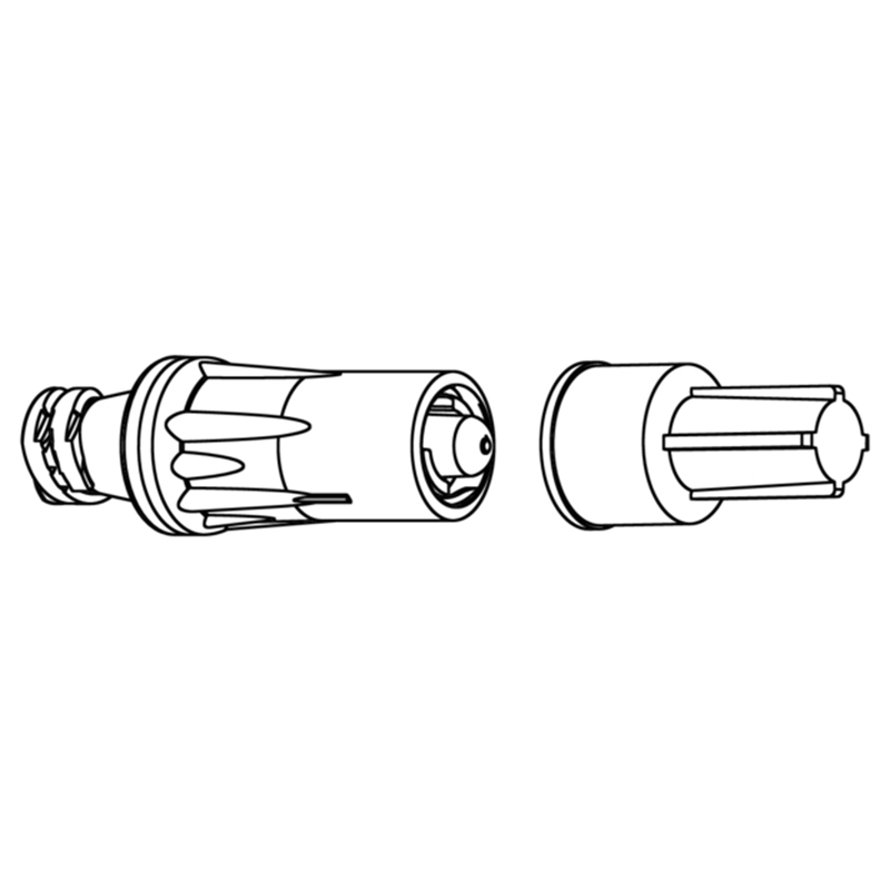 BD IV Therapy Texium Closed Male Luer with Female Cap, 0.12 ml PV, 100/Pack