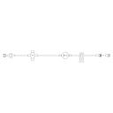 BD Alaris Microbore Tubing with Pressure Sensing Disc, 0.2 Micron Filter and Fixed Male Luer Lock, 100/Pack