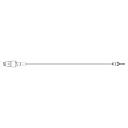 BD Minibore Pressure Rated Extension Set with Maxplus Clear Needleless Connector and Male Spin Lock, 50/Pack