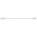 BD Pressure Rated Extension Set with Clear Maxplus Needleless Connector and Male Spin Lock, 50/Pack