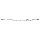BD Alaris Low Sorbing Infusion Set with Check Valve, 0.2 Micron Filter, 6 & 87 inches (2) Needle-Free Valves and 2-Piece Male Luer Lock, 20/Pack