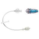 BD Minibore Pressure Rated Extension Set with Removable Maxplus Clear Needleless Connector, Non-Removable Slide Clamp and Male Spin Lock, 50/Pack