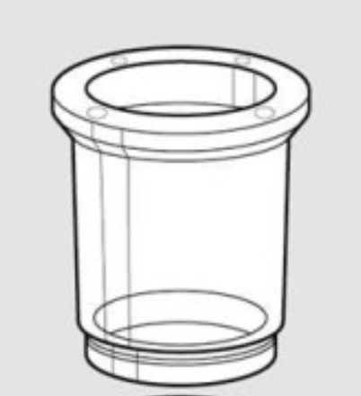 Whip Mix #4093 - Plastic Casting Ring 90G 1 1/2"