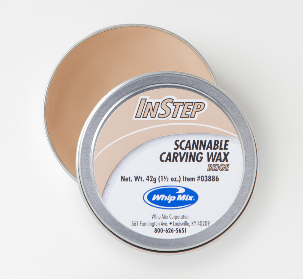 Whip Mix - InStep Carving Wax Scannable Carving Wax, Beige - 1.5oz.
