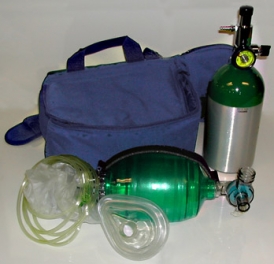 MADA Oxy-Uni-Pak Oxygen Resuscitation Kit in Carrying Bag