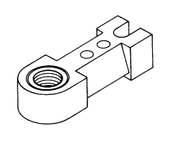 Actuator for Dental-EZ/Custom Air/Ramvac (1/4-64 left hand thread)