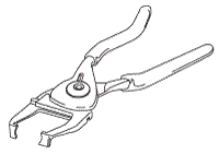 Strain Relief Bushing Pliers for A-dec, Whip-Mix