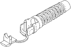 Strain Relief Bushing for Midmark® - Ritter - Fits: Back Panel/Power Cord