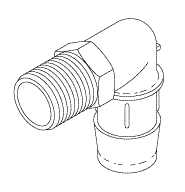 Elbow Barb Fitting for Midmark® - Ritter