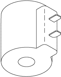 Coil (Vent Valve) for Midmark® - Ritter (Non-manifold mount - 180°C)