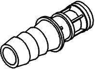 Male Quick Connect Fitting (Grey) for Pelton & Crane
