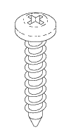 Screw (#8 x 5/8)