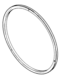 Door Gasket (Quad Ring) for National Appliance (6.500" OD x .187" sq. C/S)