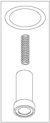 Fill/Vent Plunger Kit for Pelton & Crane