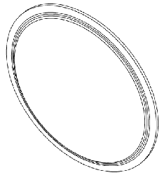 Door Gasket for Pelton & Crane (Fits Models: Delta 8" (AE), Q8, XL8; Validator 8, Plus 8)