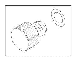 Drain Cap With O-Ring for Pelton & Crane