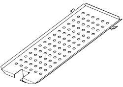 Tray Rest & Support Assembly for Pelton & Crane for OCR