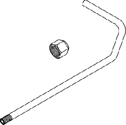 Drain Tube for Pelton & Crane for OCR (A4), OCR+ (A8)