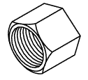 Compression Nut for Pelton & Crane