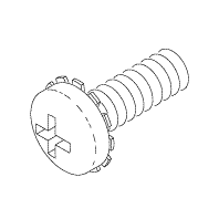 Screw (#8-32 x 1/2" Sems) - 25 per package