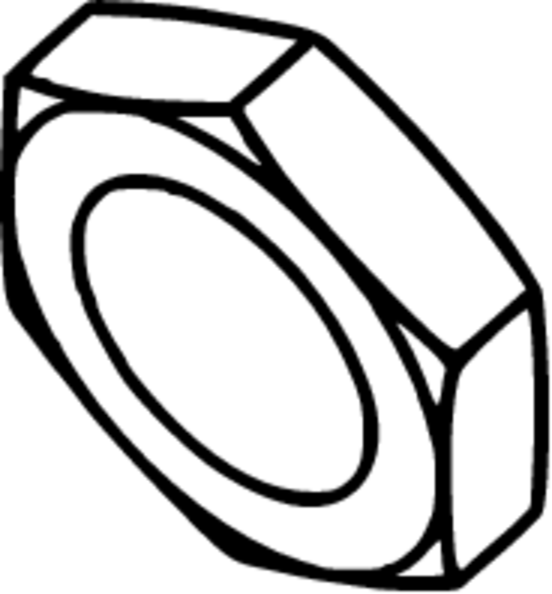 Hex Nut (8-32) - 50 per package