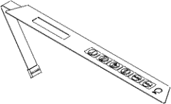 Keypad for Scican Model 2000 (Old type, one piece style)