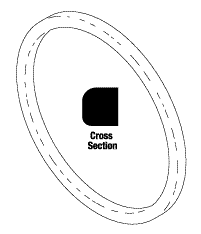 Door Gasket for Tuttnauer® (9.422" OD Maroon silicone)