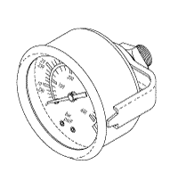 Pressure Gauge for Tuttnauer® 1-1/2" dia.