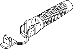 Strain Relief Bushing - (Material: black Nylon - 5 Per Package)