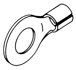 #8 Ring Terminal 12-10 Awg (High Temperature) - 20 per package