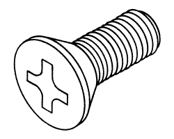 Metric Screw (M2 x 6) - 25 per package