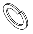 #10 Split Lock Washer - 25 per package