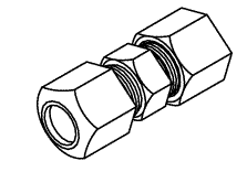 Compression Union (5/16") - 5 per package