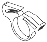 Kwik™ Clamp for Gendex - Fits: 3/8" OD Tubing (Pump Tubing)
