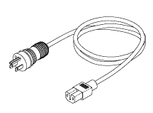 Hospital Grade Power Cord (14/3 Sjtow, 105 C, 15a @ 125vac, 8 Ft.)