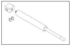 Gas Spring With Anchor (Unit Mount) for Pelton & Crane