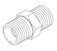 Adaptor [1/4 MPT x 1/4 MPT]