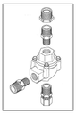 Unloader Valve (Right angle quick exhaust valve with (2) 1/4" FPT ports)