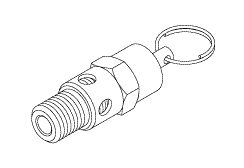 Safety Valve (125 PSI) for Tech West/Turbine Industries