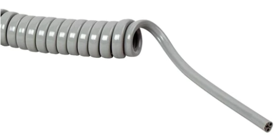 5 Hole ISO-B - Coiled Gray - Beaverstate Handpiece Illumination Tubing